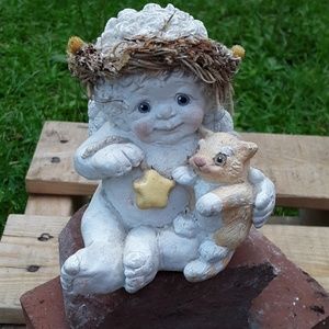 Dreamcicles angel with kitten